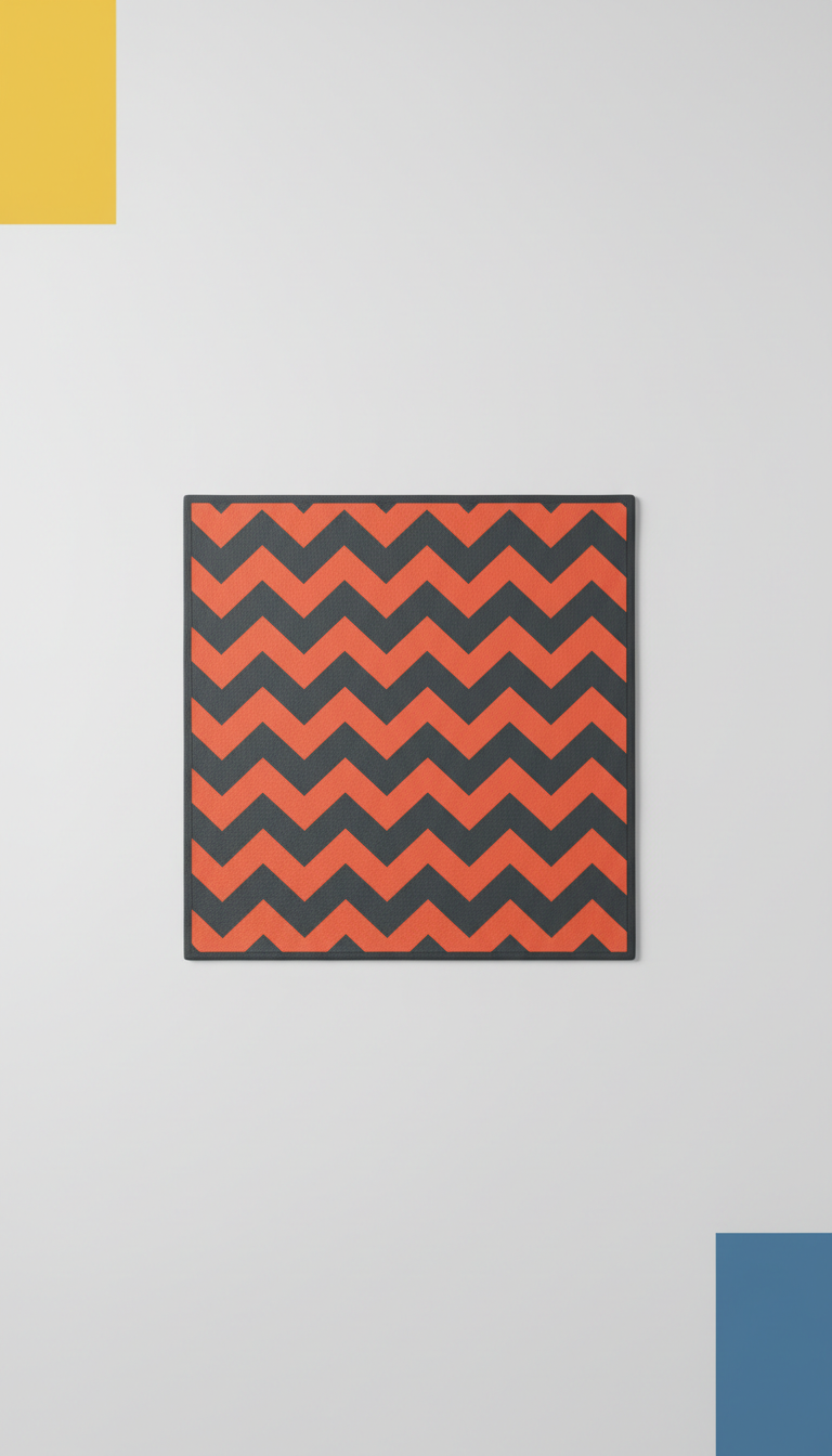 Chevron Detail Branded Moving Blanket