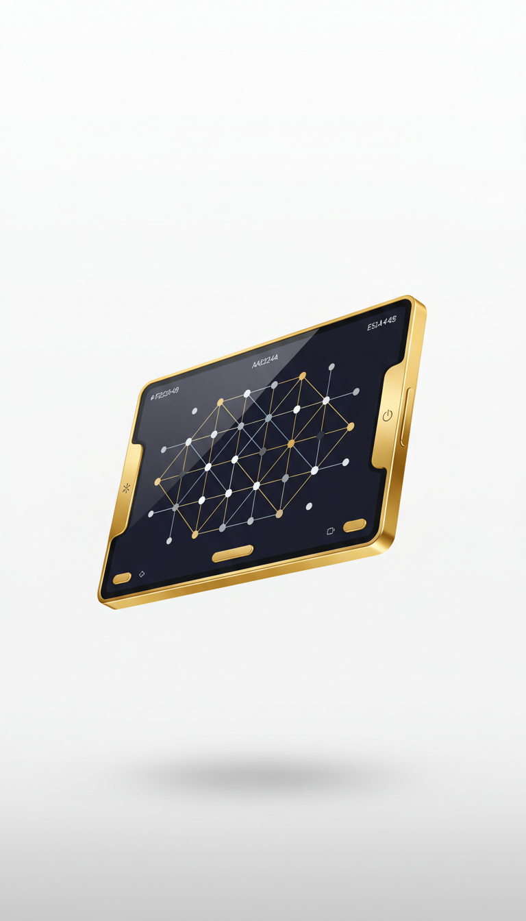 Gold-Accented Digital Interface Demo